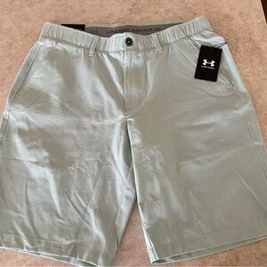 Under Armour Men's Mint Green Flat Front Shorts